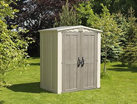 6' x 3' Lifetime Heavy Duty Low Plastic Storage Shed (1.91m x 1.08m) Product Code: BSD19749. £819.99. £674.99. The low design of this space-saving 6x3 plastic shed is supported by a robust, durable build to offer you convenient, maintenance-free garden storage. Manufactured from strong double wall high density polyethylene.